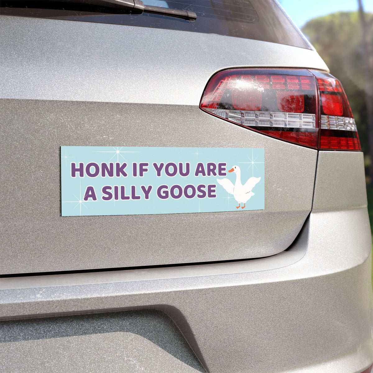 Silly Goose Car Magnet (Honk If You Are)