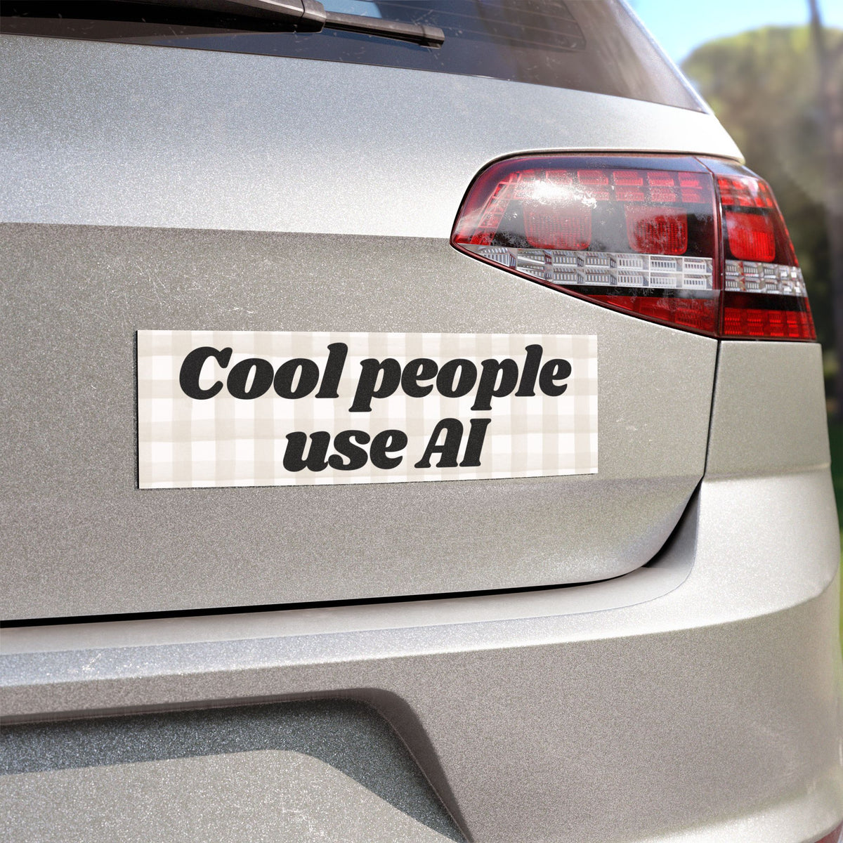 Cool People Use AI Car Magnet