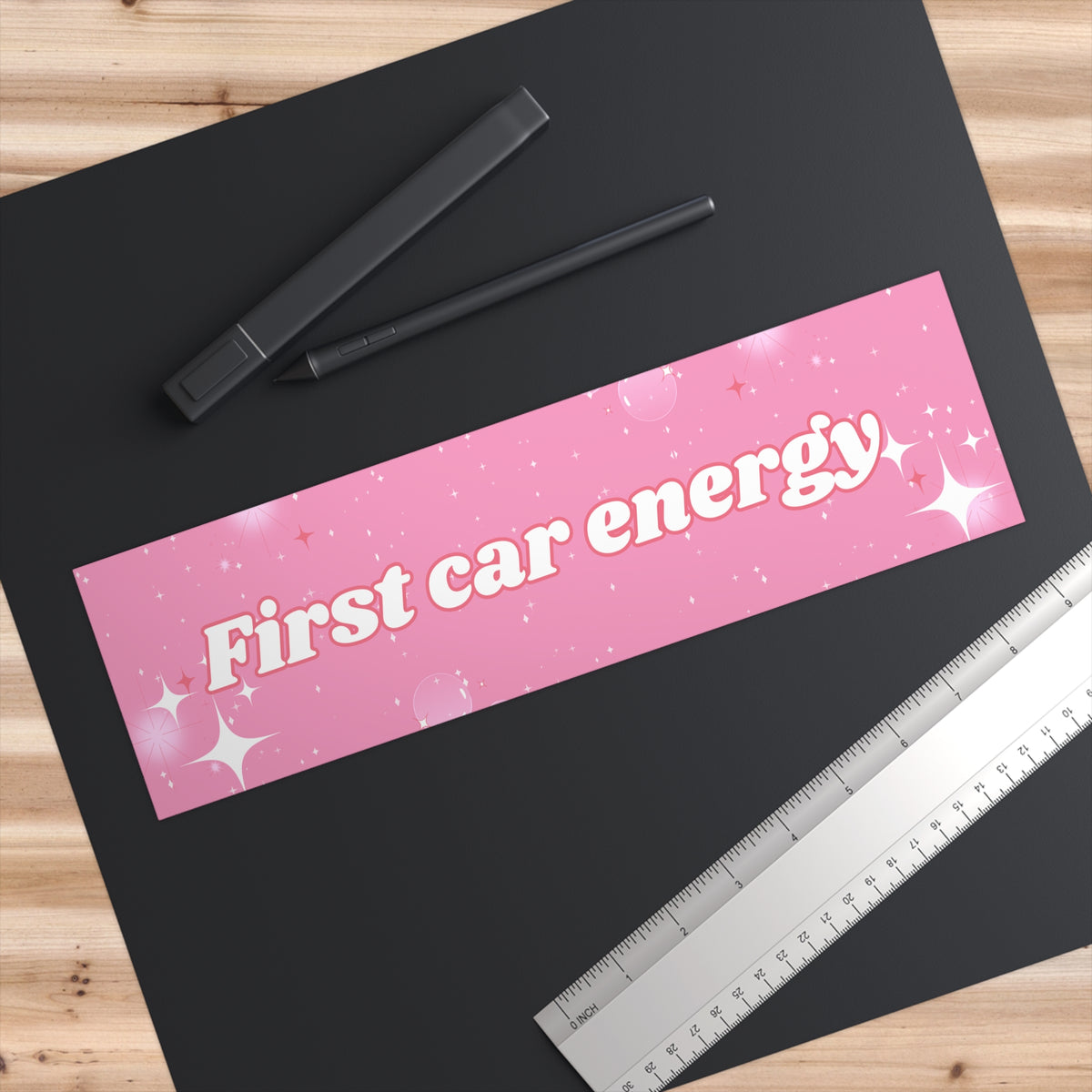 First Car Energy Bumper Sticker