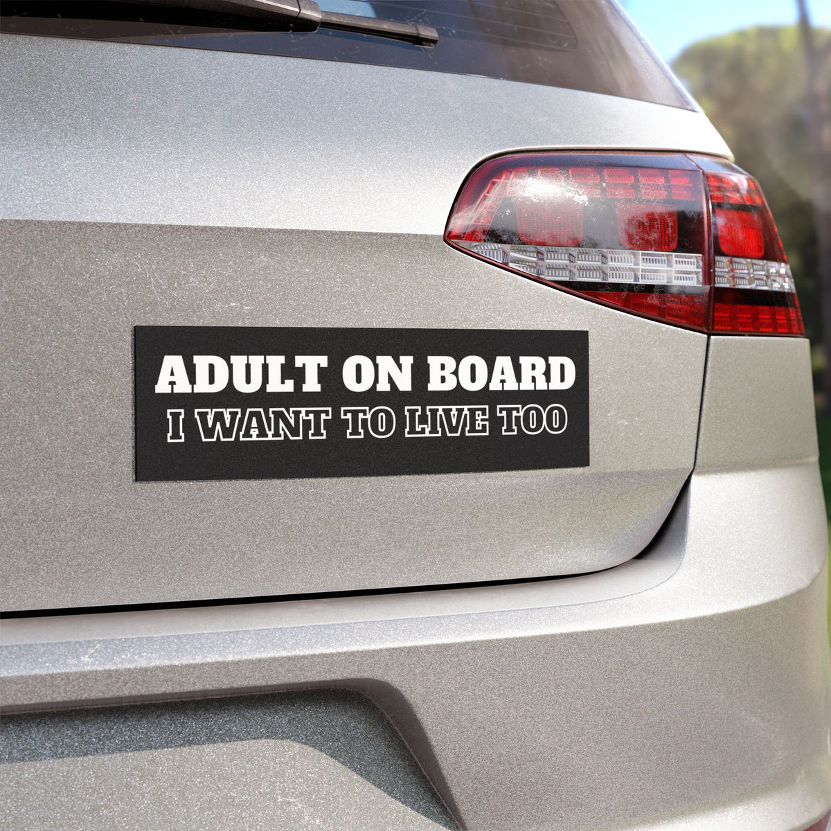Adult On Board Car Magnet