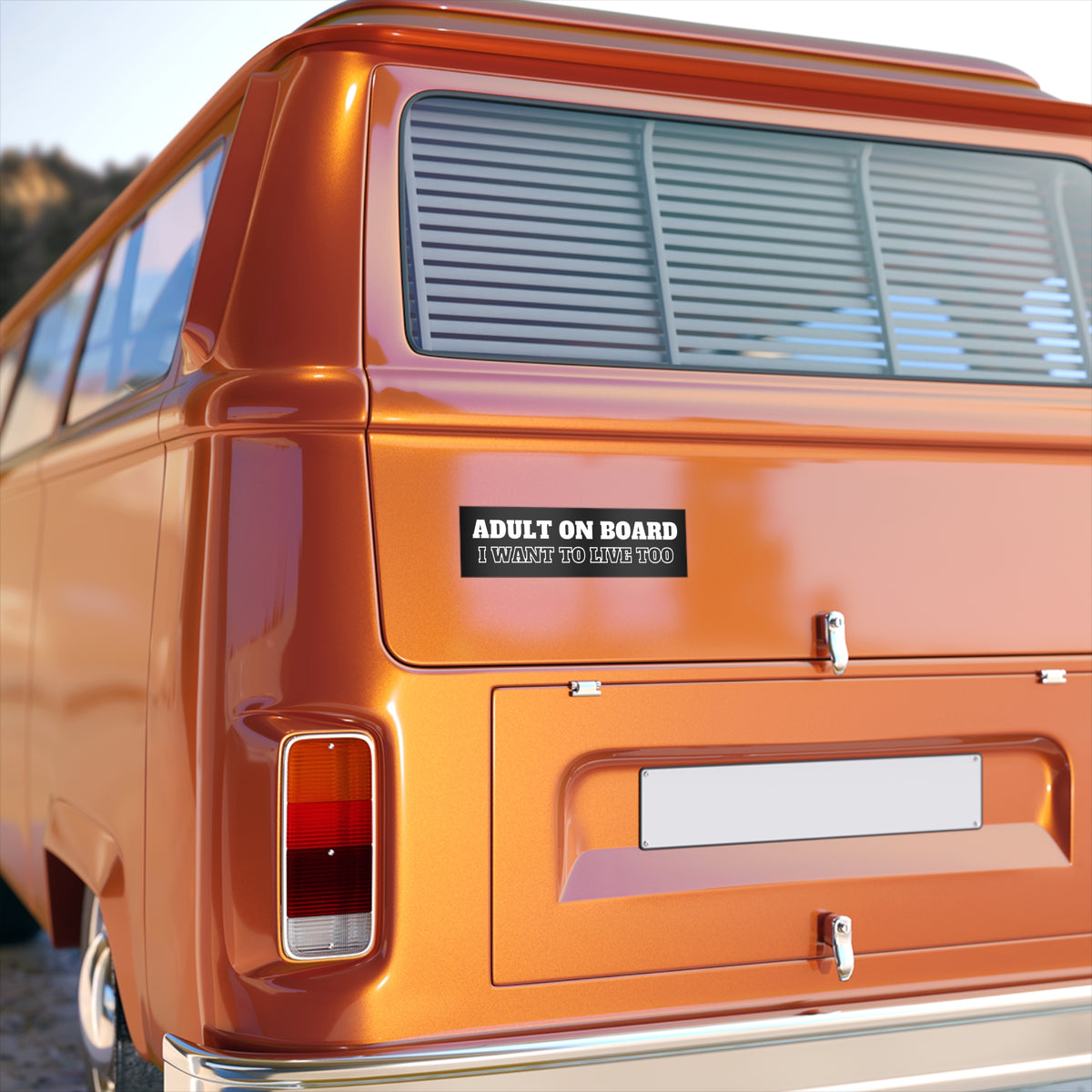 Adult On Board Bumper Sticker
