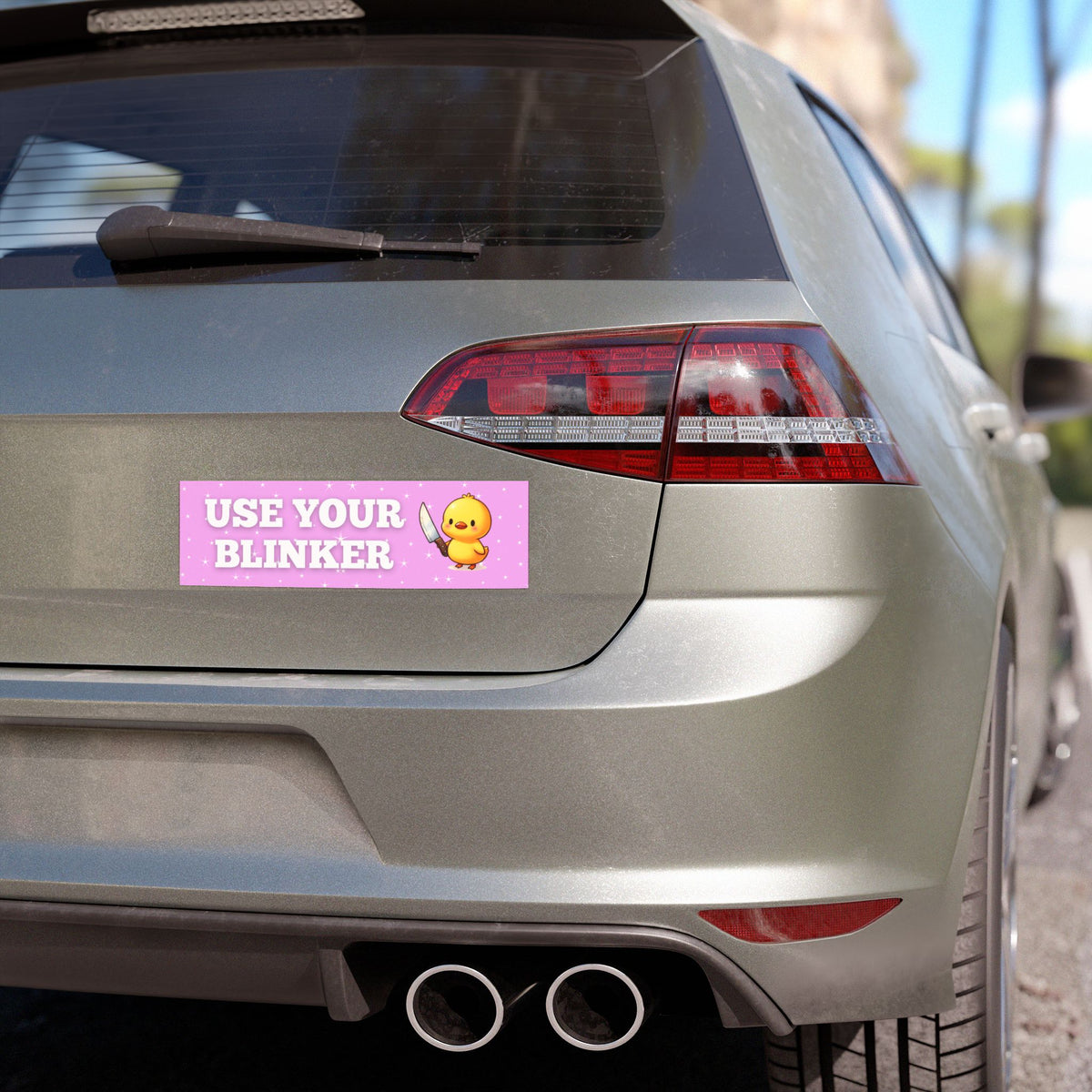 Duck, Use Your Blinker Car Magnet