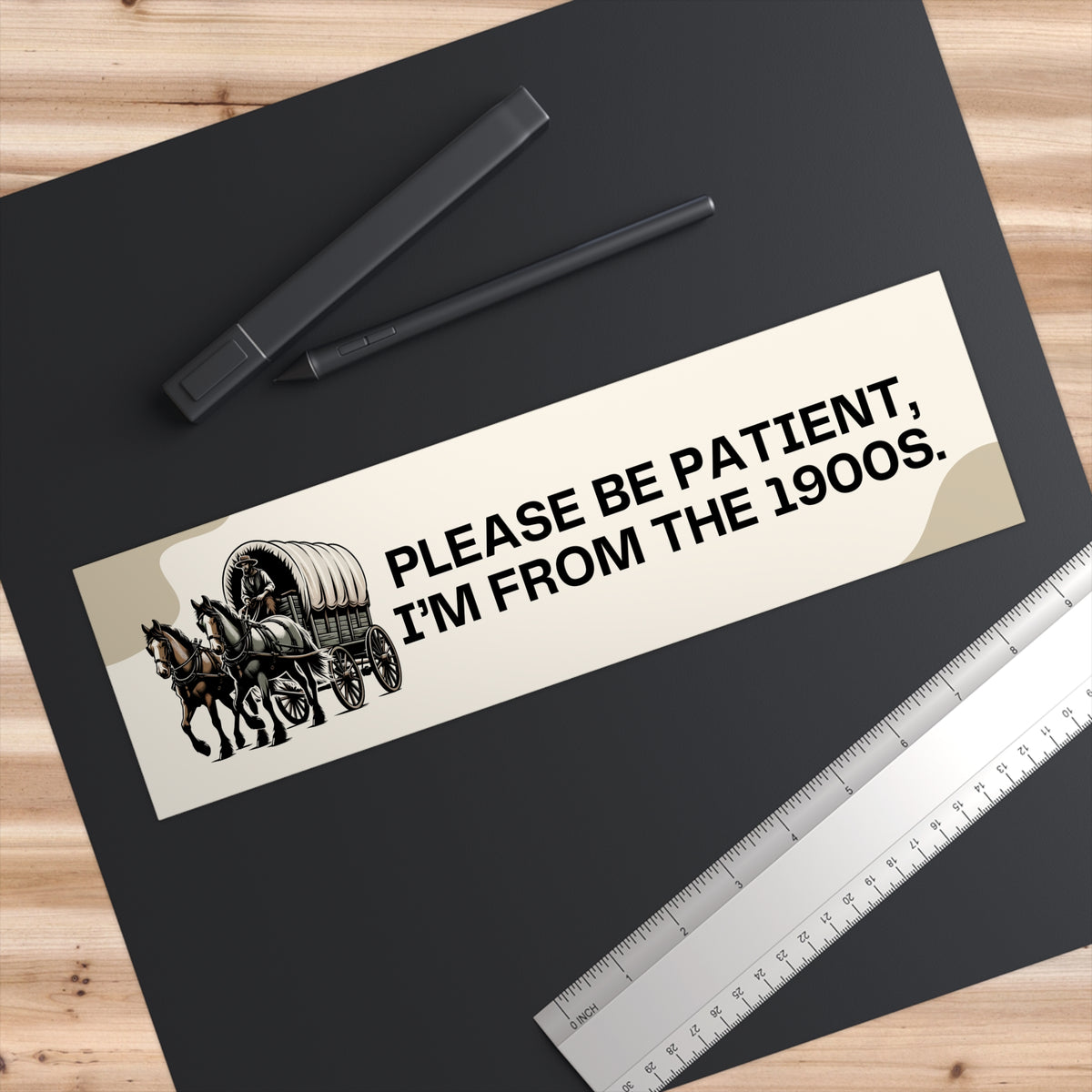 Born in the 1900s Please be Patient Bumper Sticker