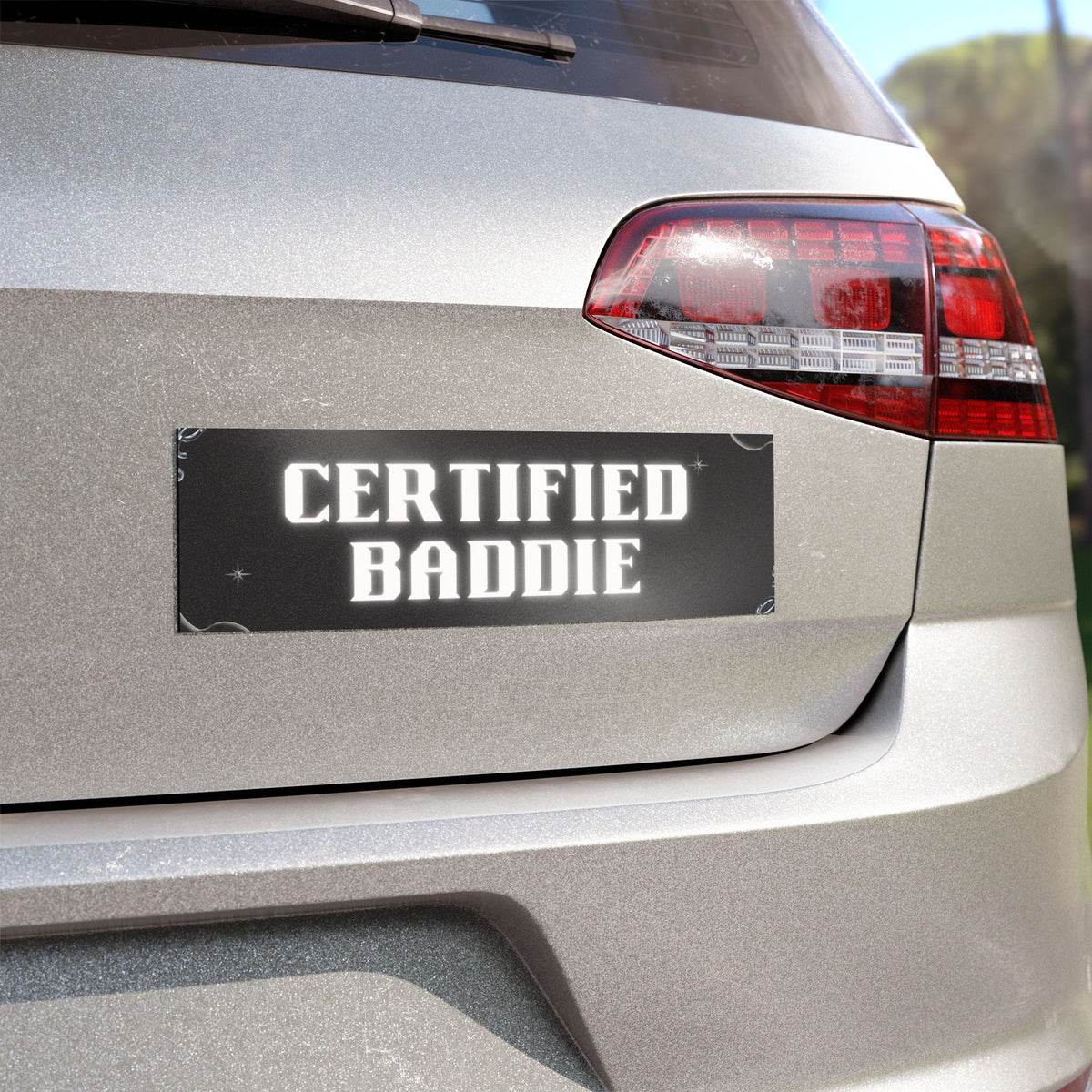 Certified Baddie Y2K Car Magnet