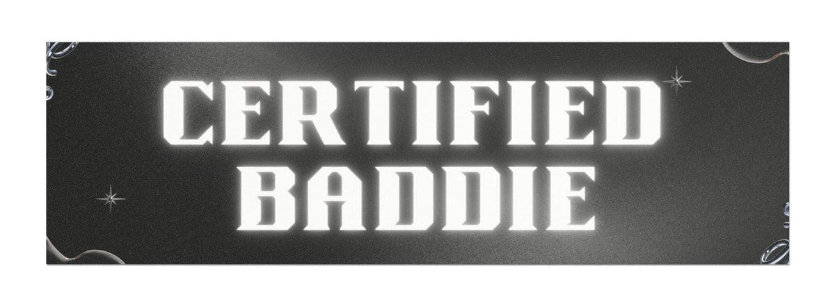 Certified Baddie Y2K Car Magnet