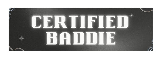 Certified Baddie Y2K Car Magnet