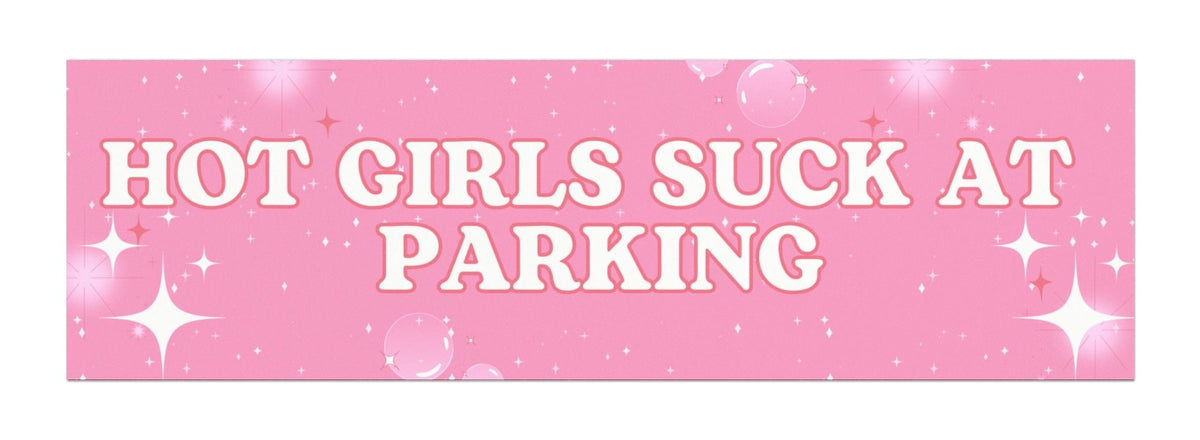 Hot Girl Parking Car Magnet
