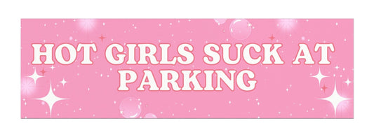 Hot Girl Parking Car Magnet