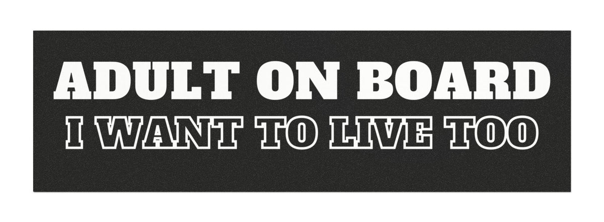 Adult On Board Car Magnet