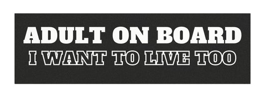 Adult On Board Car Magnet