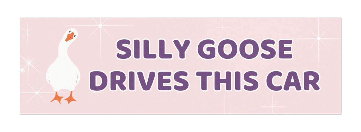 Silly Goose Car Magnet