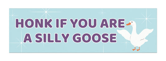 Silly Goose Car Magnet (Honk If You Are)