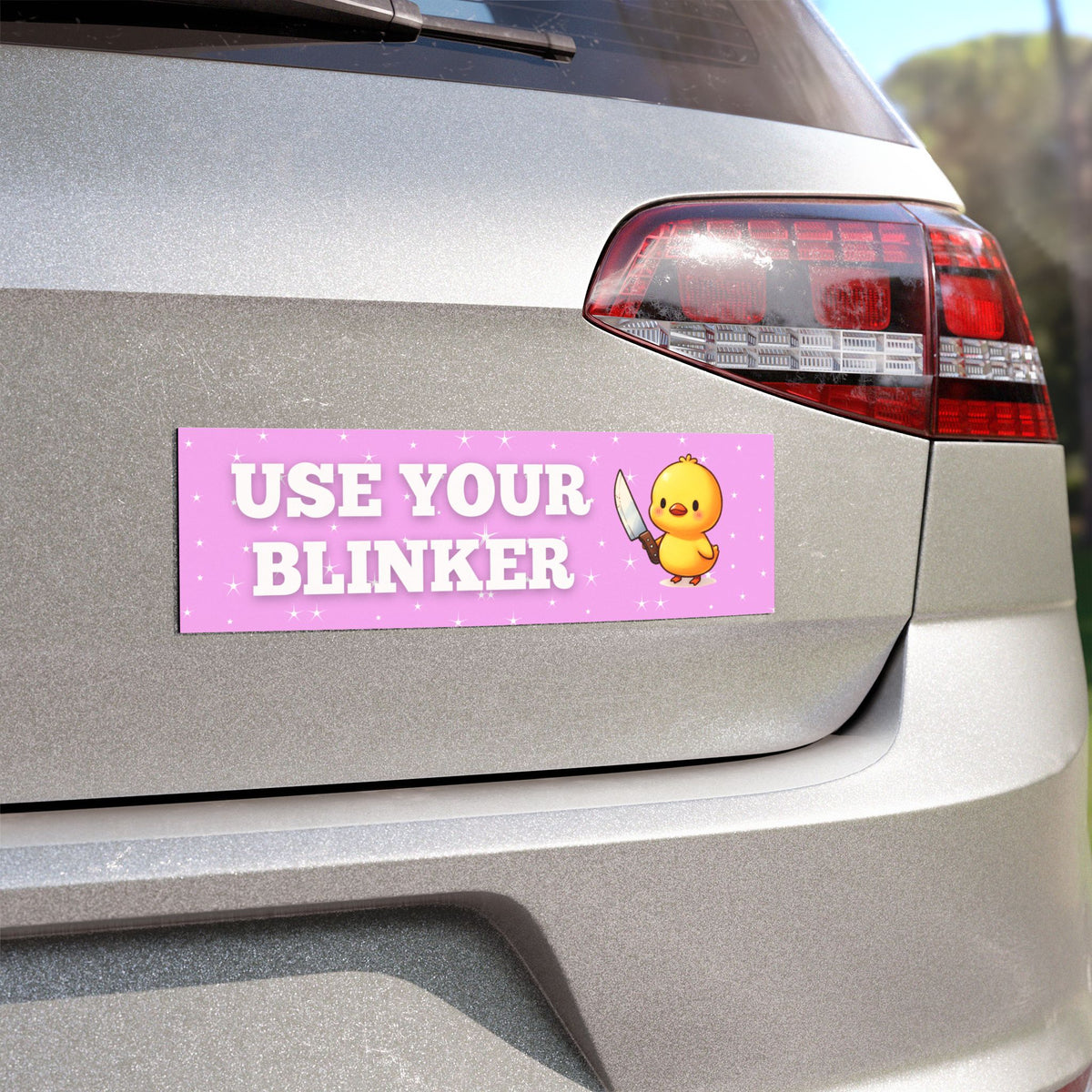 Duck, Use Your Blinker Car Magnet