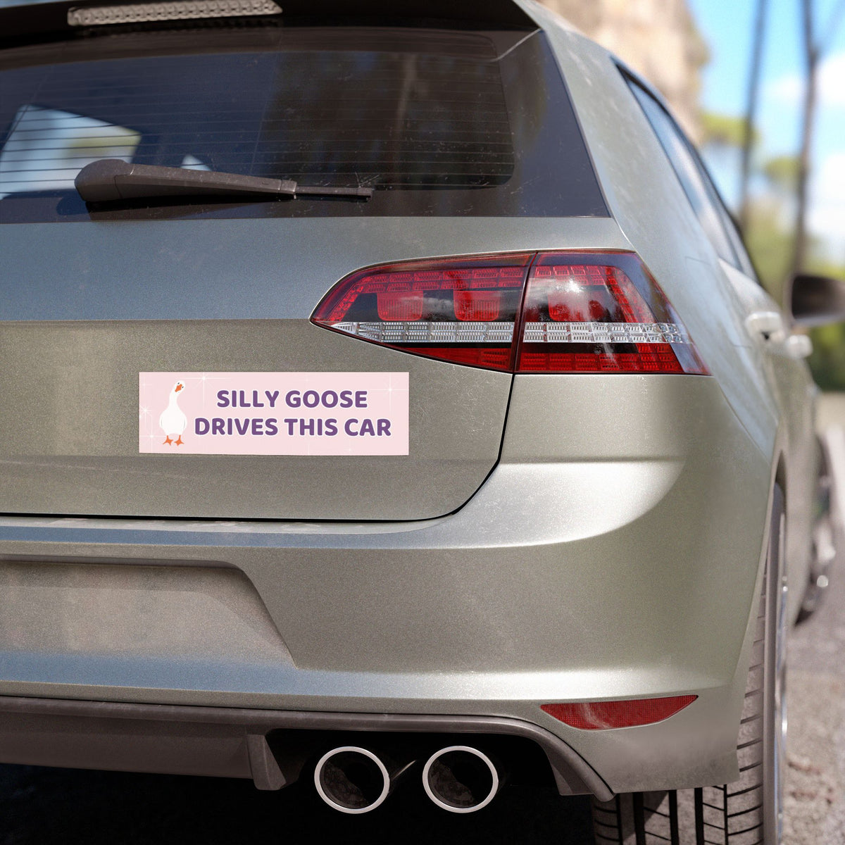 Silly Goose Car Magnet