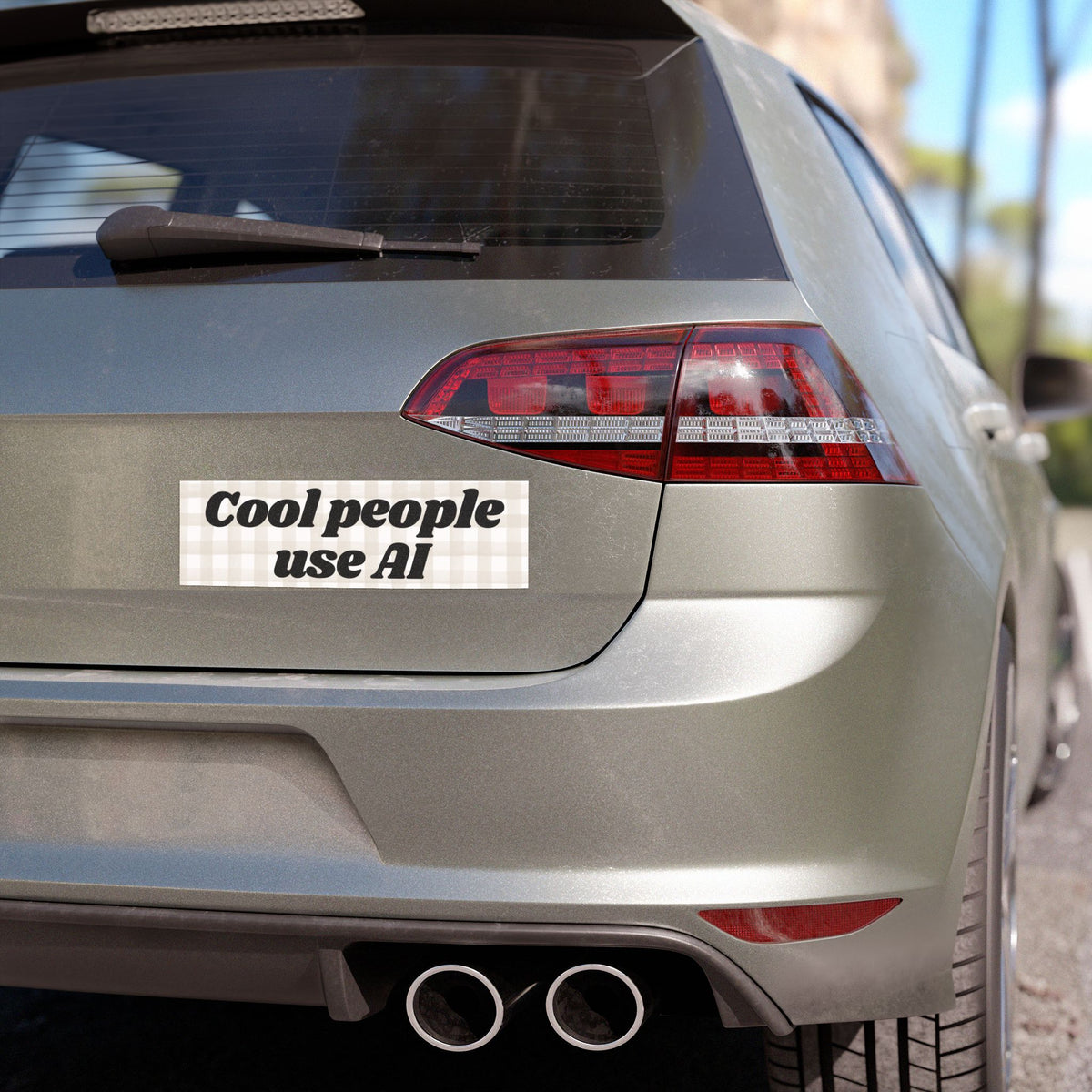 Cool People Use AI Car Magnet