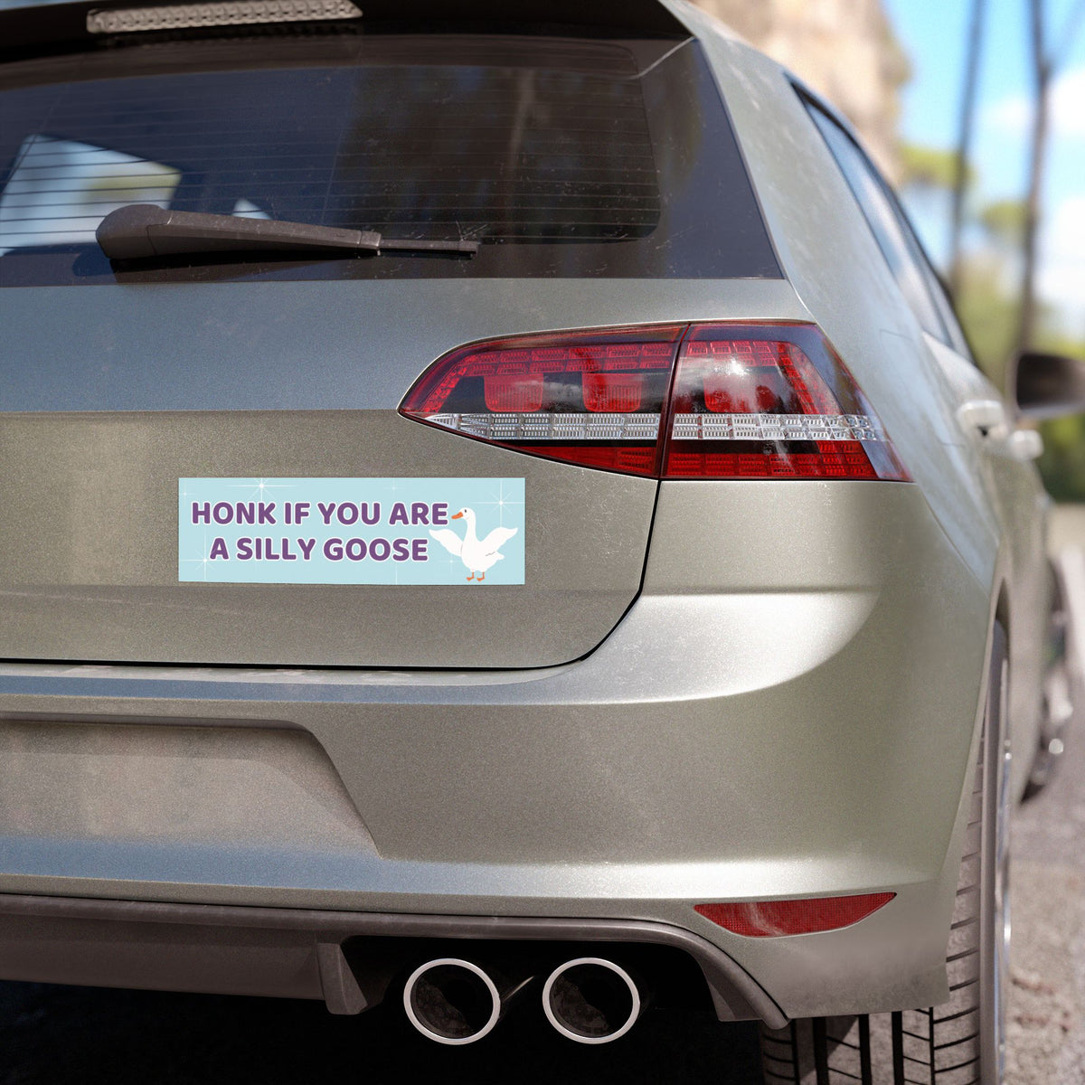 Silly Goose Car Magnet (Honk If You Are)