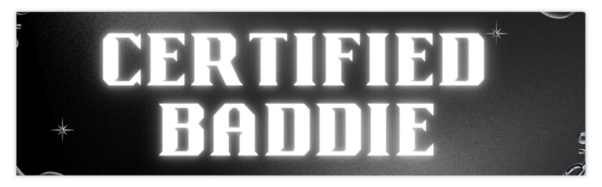 Certified Baddie Y2K Bumper Sticker